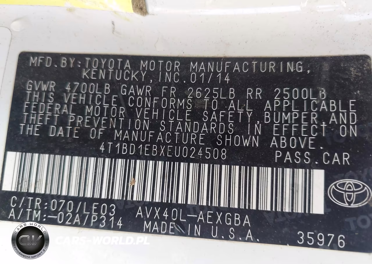 2014 Toyota Avalon Hybrid Xle Touring VIN:4T1BD1EBXEU024508 - 9