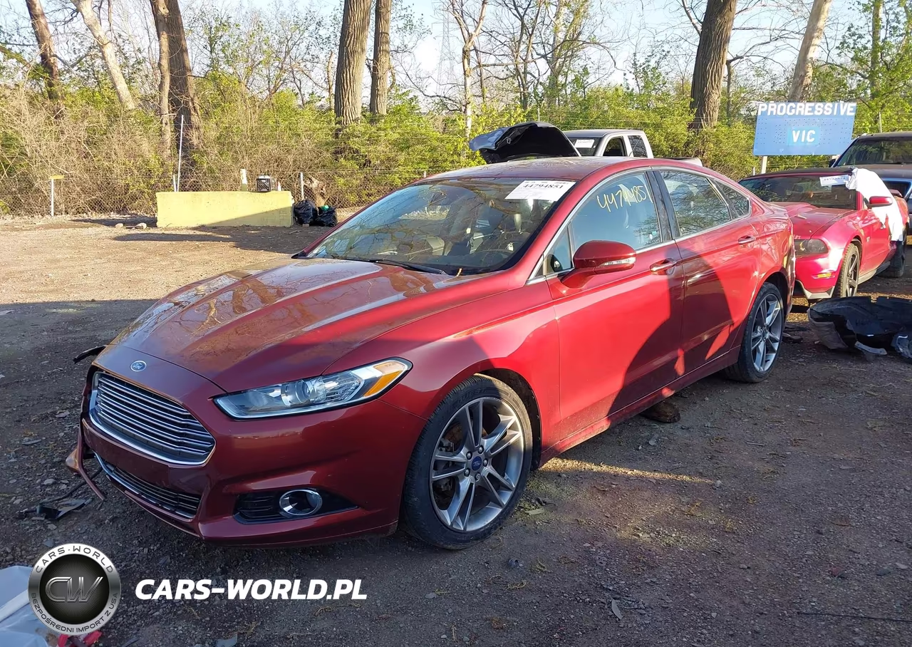 2014 Ford Fusion Titanium VIN:3FA6P0K95ER267455 - 2