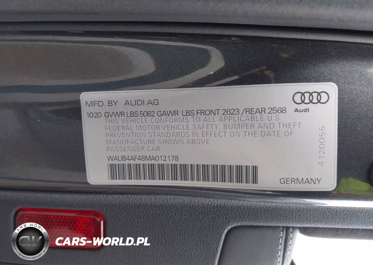 2021 Audi S4 Premium Plus Tfsi Quattro Tiptronic VIN:WAUB4AF48MA012178 - 9