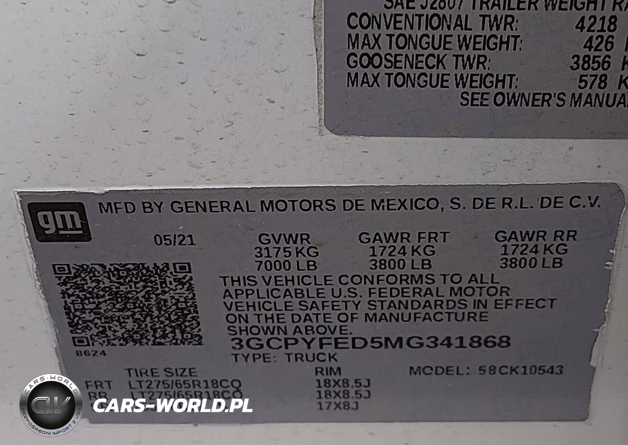 2021 Chevrolet Silverado 1500 4Wd Short Bed Lt Trail Boss VIN:3GCPYFED5MG341868 - 9