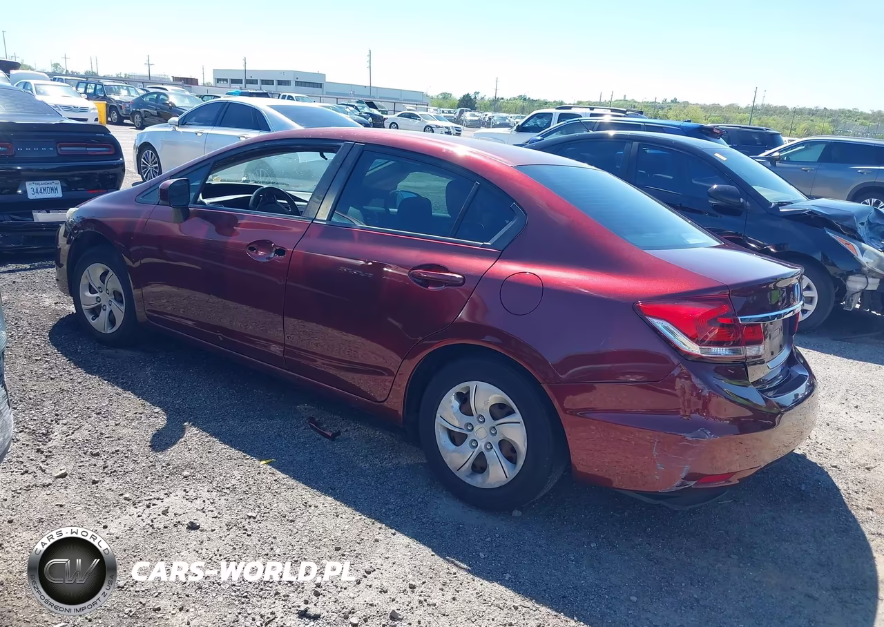2015 Honda Civic Lx VIN:19XFB2F59FE004339 - 14