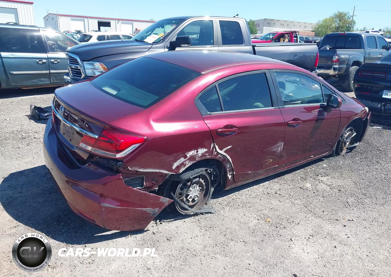 2015 Honda Civic Lx VIN:19XFB2F59FE004339 - 4