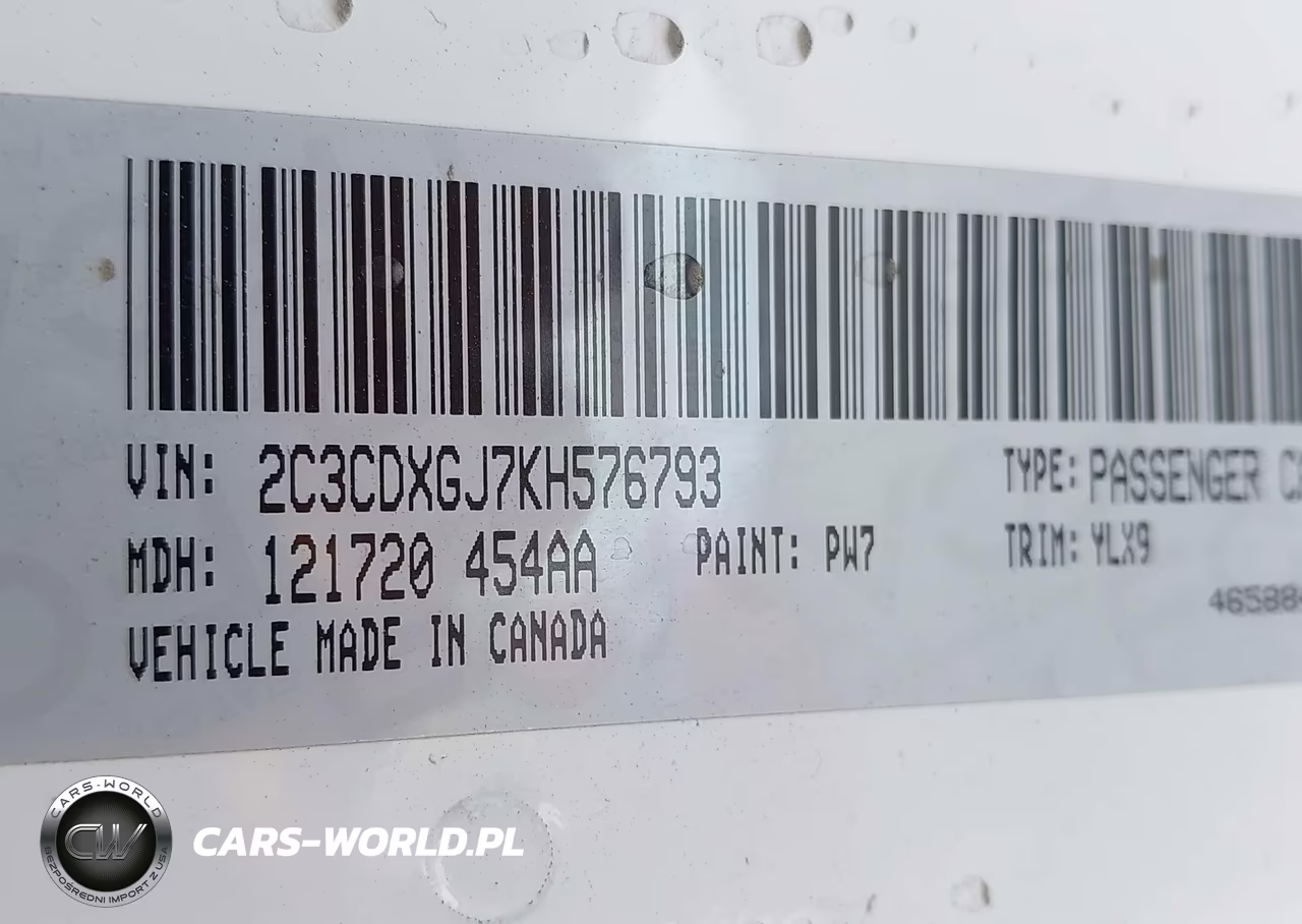 2019 Dodge Charger Scat Pack Rwd VIN:2C3CDXGJ7KH576793 - 9