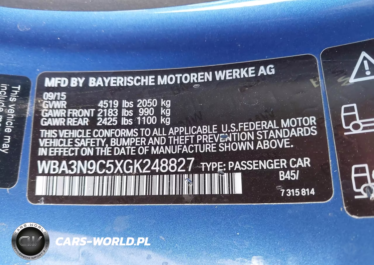 2016 BMW 428I xDrive VIN:WBA3N9C5XGK248827 - 9