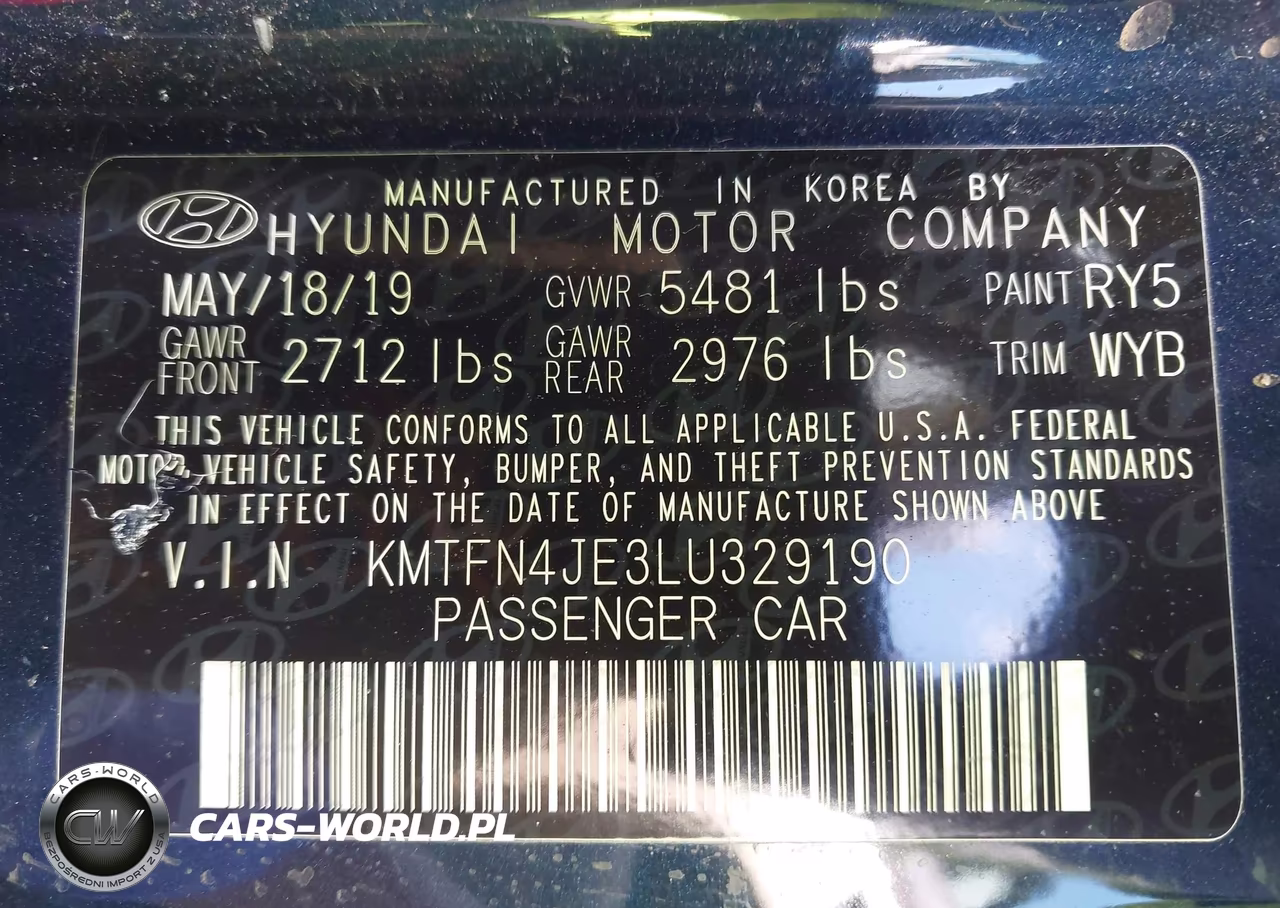 2020 Genesis G80 3.8 Awd VIN:KMTFN4JE3LU329190 - 9
