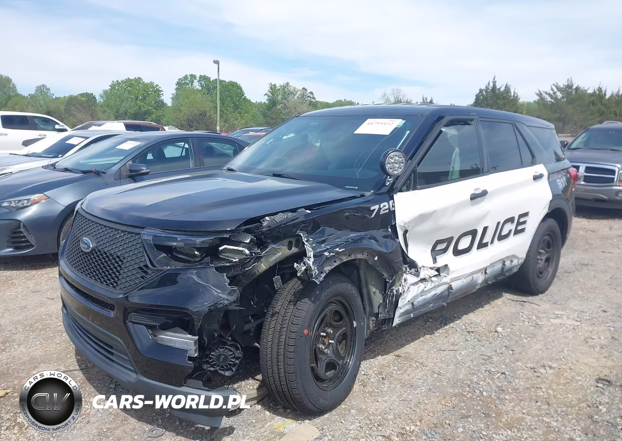 2022 Ford Police Interceptor Utility VIN:1FM5K8AB1NGA07628 - 2