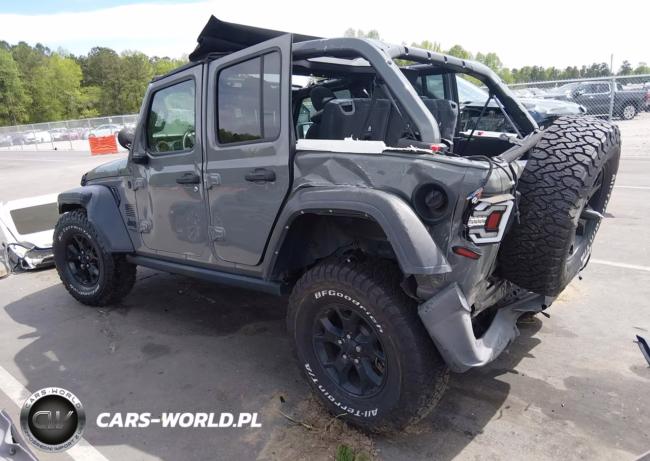 2021 Jeep Wrangler Unlimited Willys Sport 4X4 VIN:1C4HJXDG9MW692522 - 3