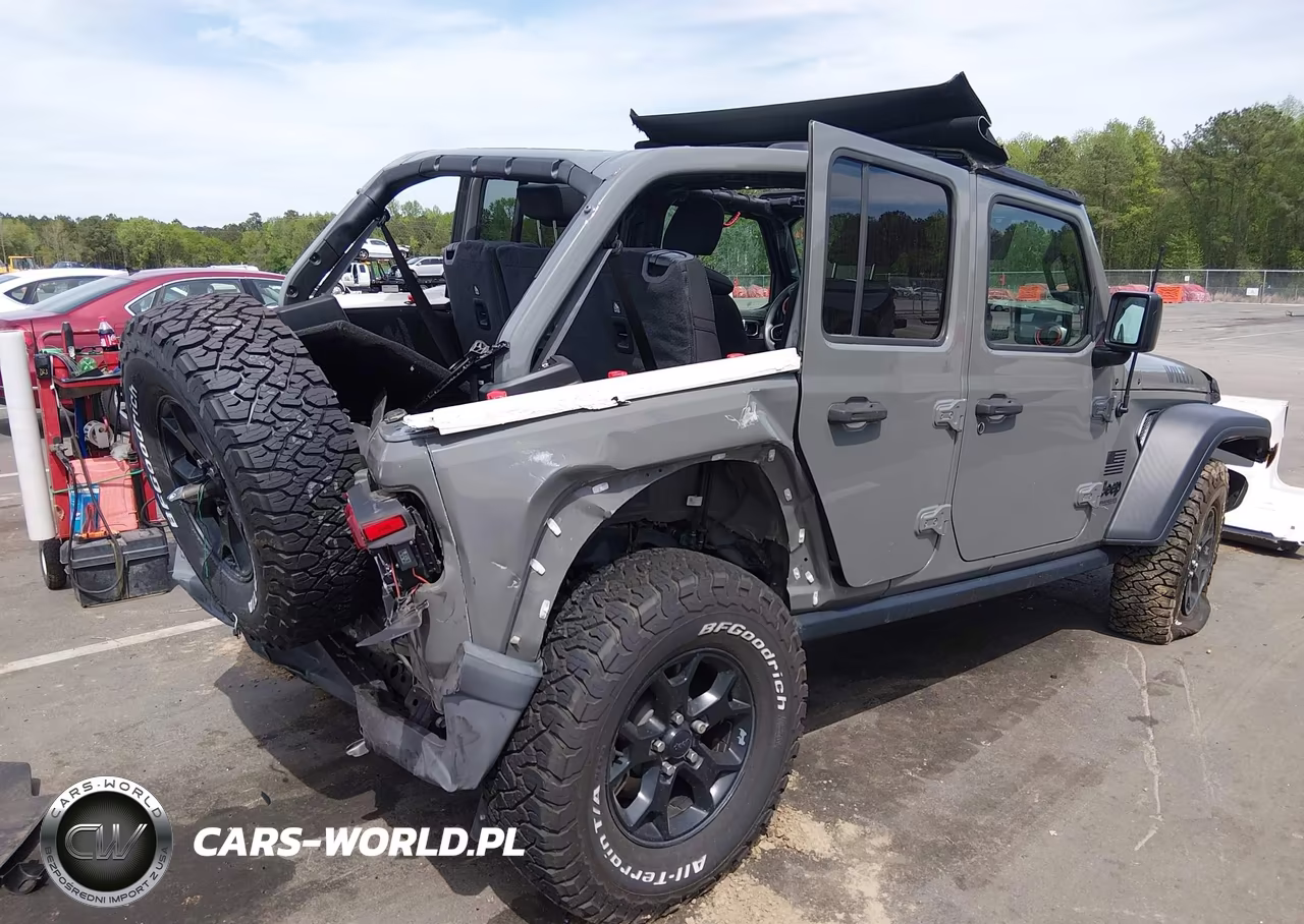 2021 Jeep Wrangler Unlimited Willys Sport 4X4 VIN:1C4HJXDG9MW692522 - 4