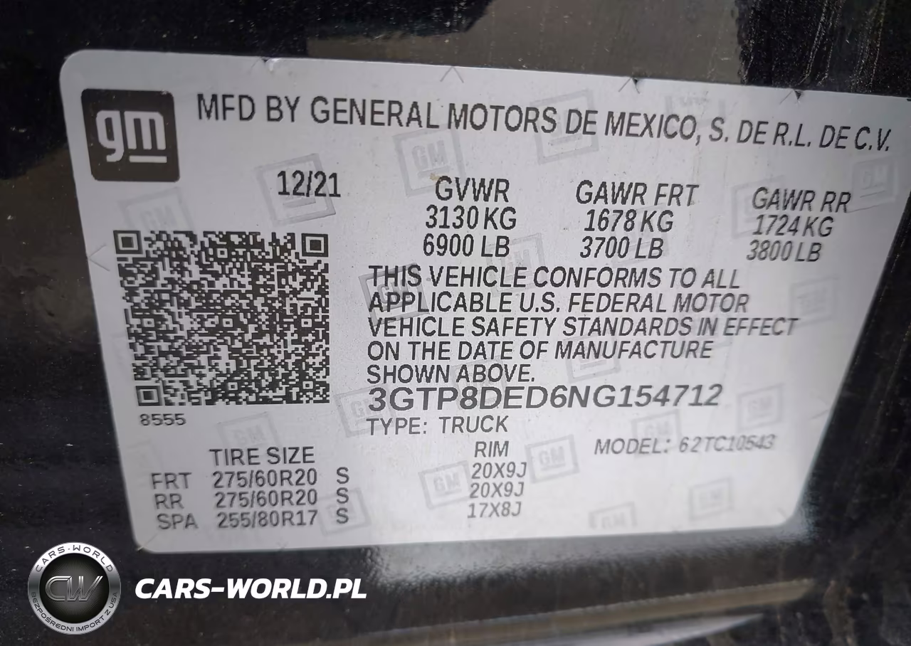 2022 GMC Sierra 1500 Limited 2Wd Short Box Slt VIN:3GTP8DED6NG154712 - 9