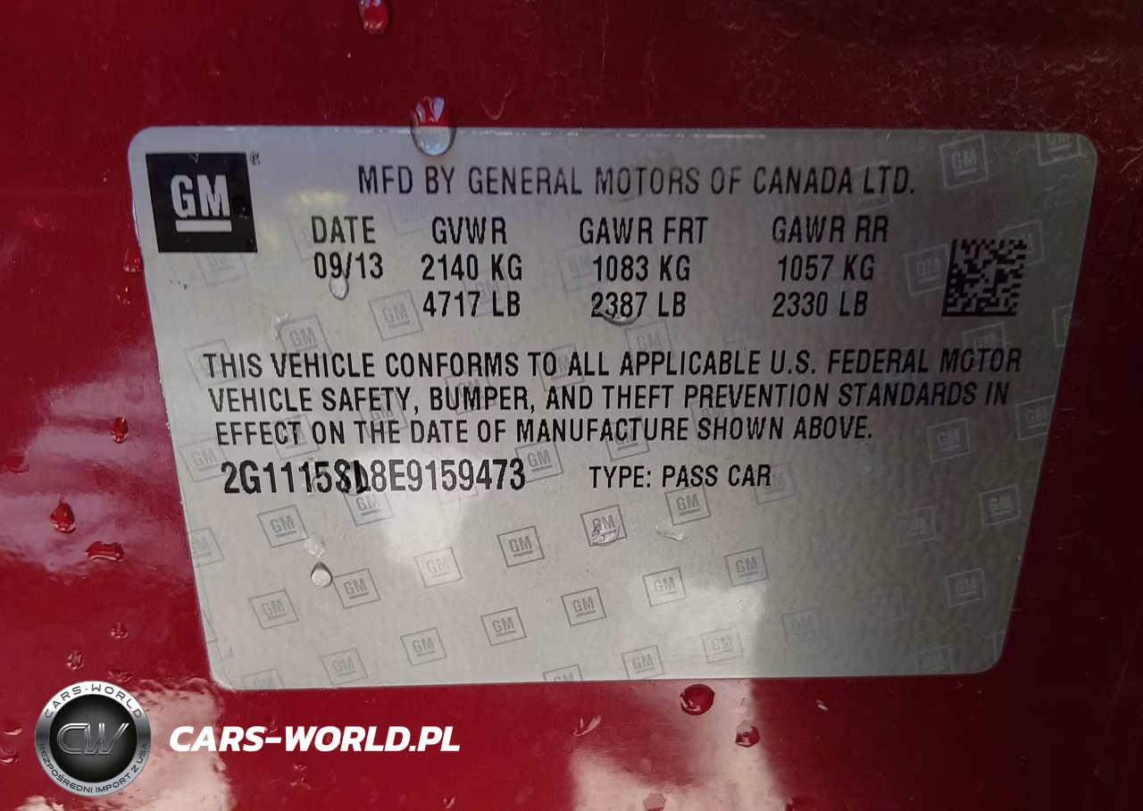 2014 Chevrolet Impala 1Lt VIN:2G1115SL8E9159473 - 9