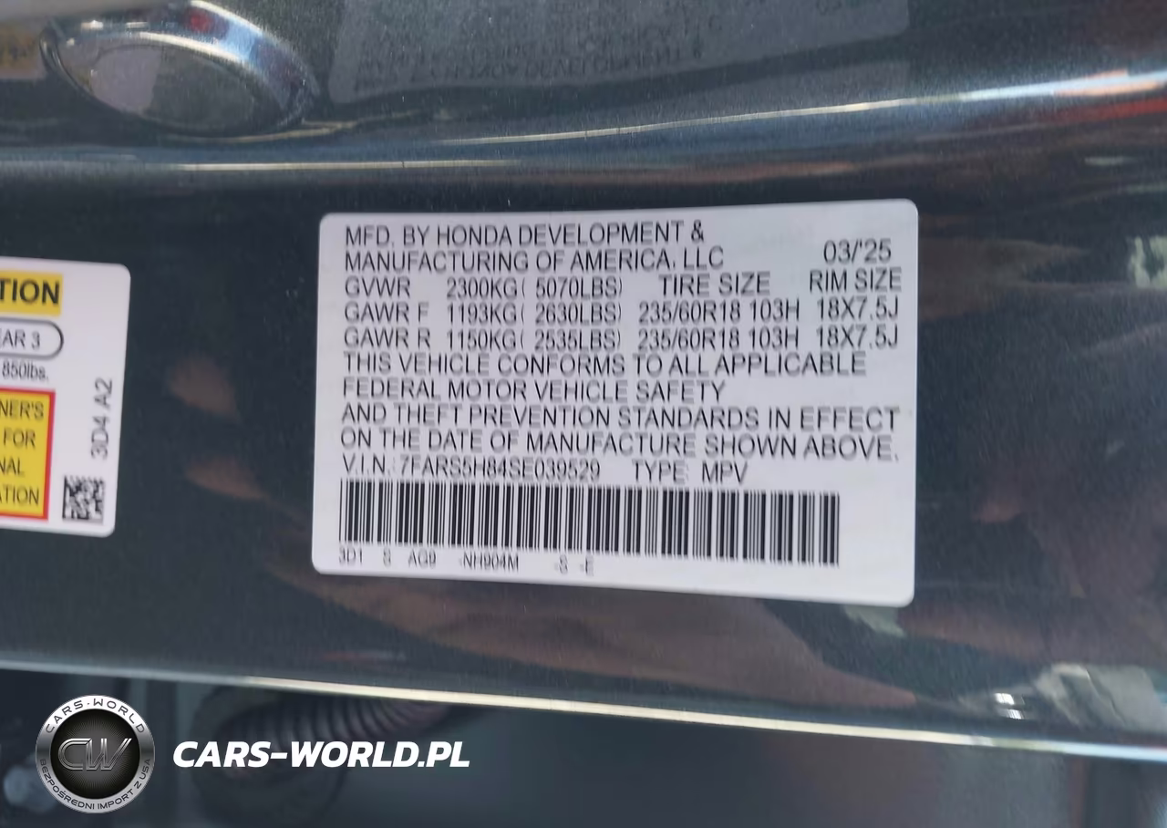 2025 Honda Cr-V Hybrid Sport-L VIN:7FARS5H84SE039529 - 9