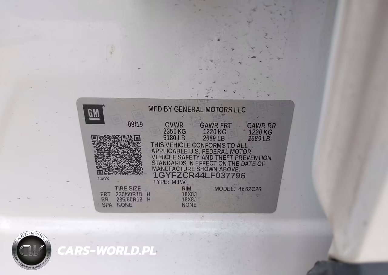 2020 Cadillac Xt4 Fwd Premium Luxury VIN:1GYFZCR44LF037796 - 9