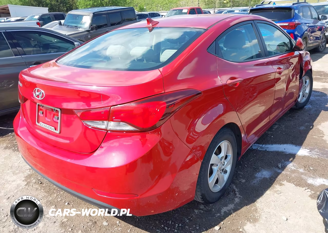 2014 Hyundai Elantra Se VIN:KMHDH4AEXEU152648 - 4
