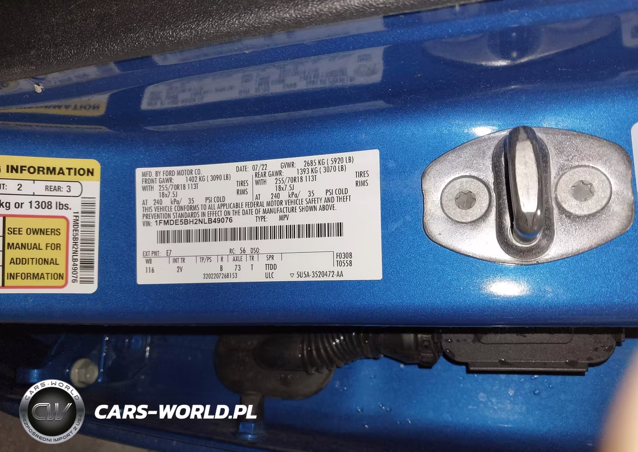 2022 Ford Bronco Outer Banks VIN:1FMDE5BH2NLB49076 - 9