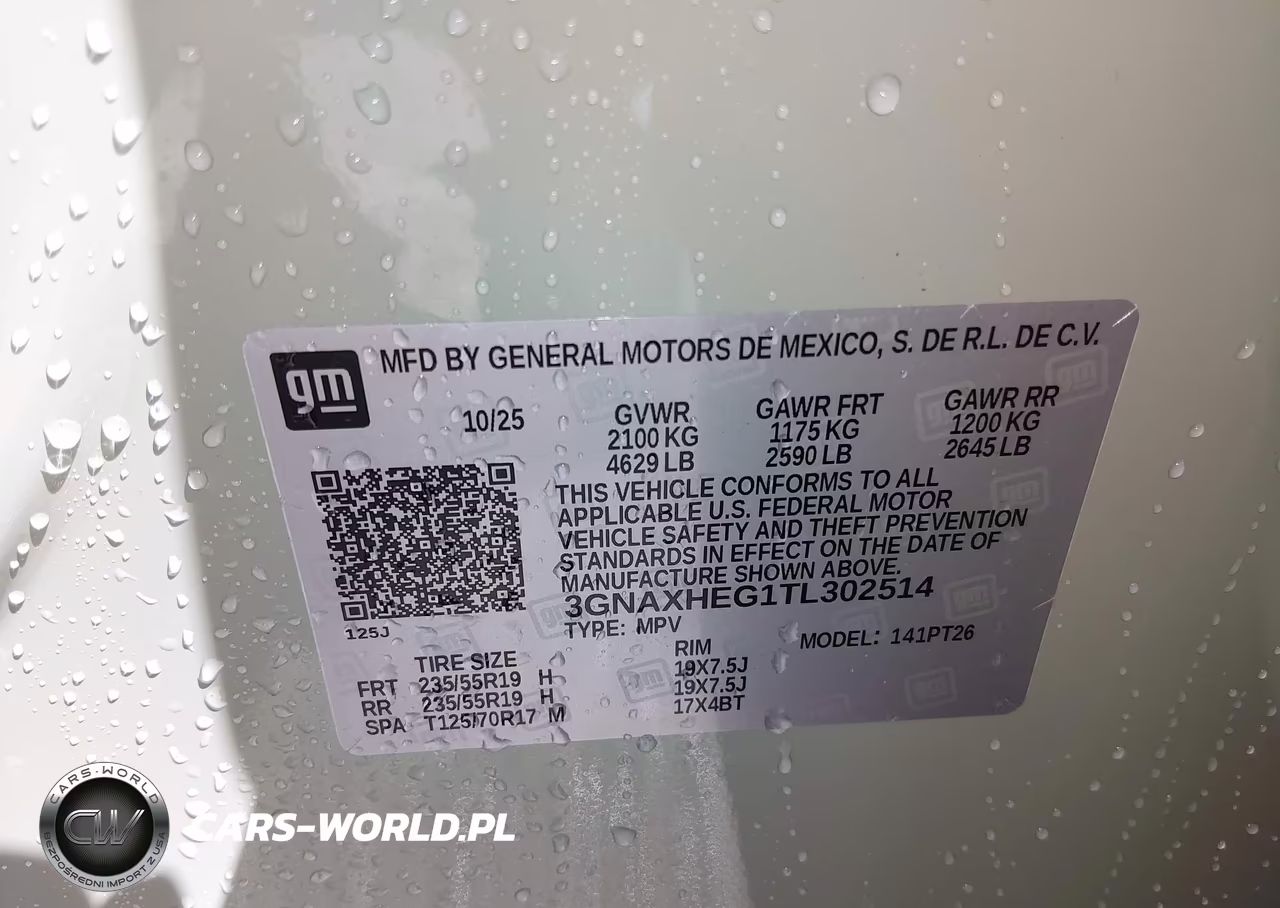 2026 Chevrolet Equinox Fwd Lt VIN:3GNAXHEG1TL302514 - 9