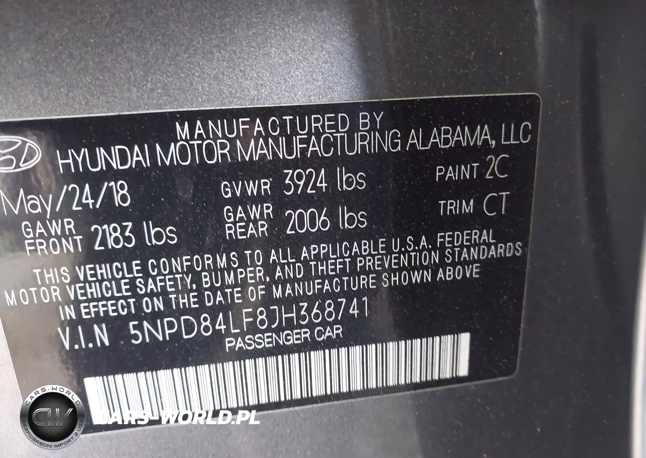 2018 Hyundai Elantra Sel VIN:5NPD84LF8JH368741 - 9