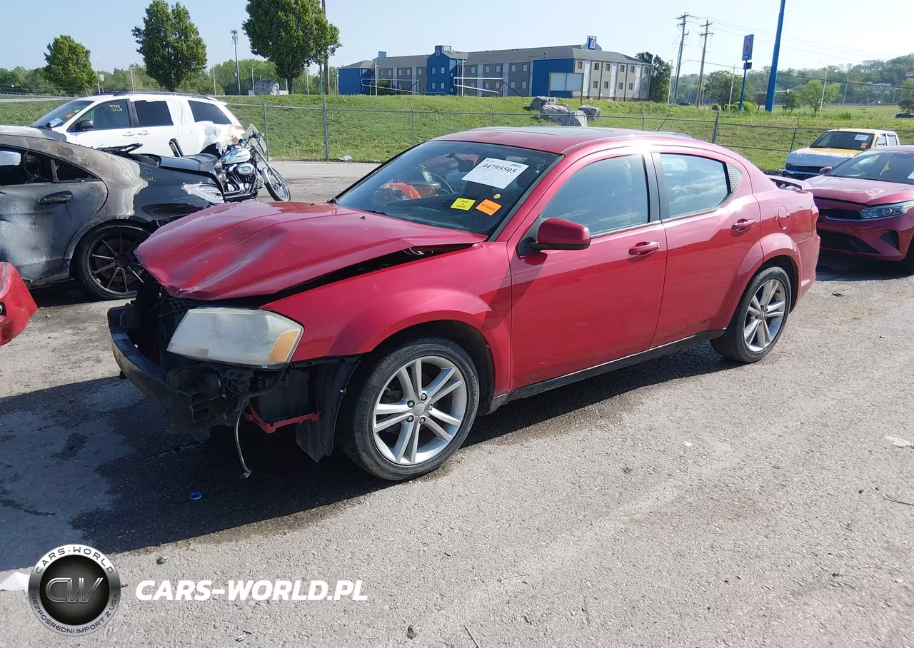 2011 Dodge Avenger Mainstreet VIN:1B3BD1FGXBN595938 - 2