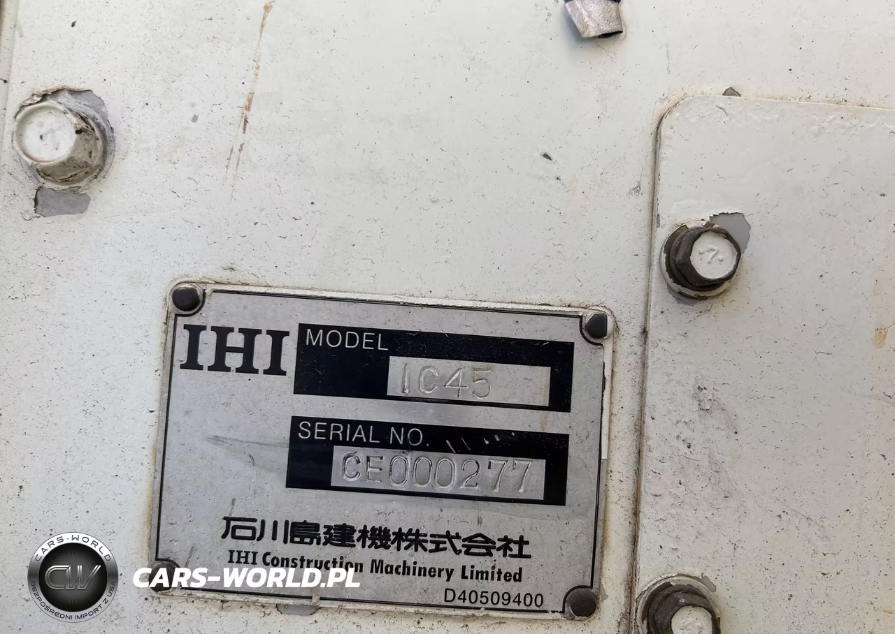 2004 Ihi Machinery Ic45 VIN:CE000277 - 8