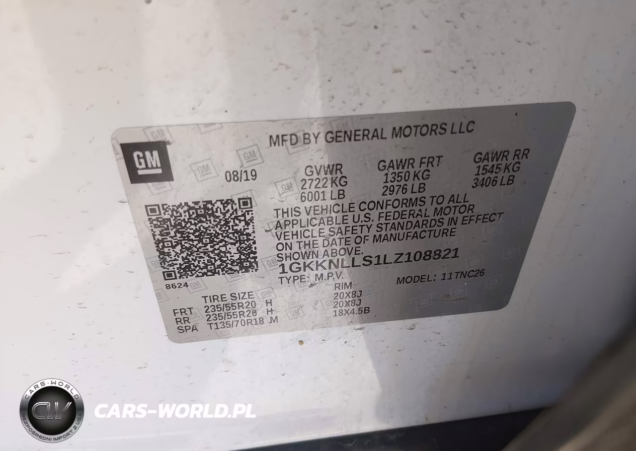 2020 GMC Acadia Awd At4 VIN:1GKKNLLS1LZ108821 - 9
