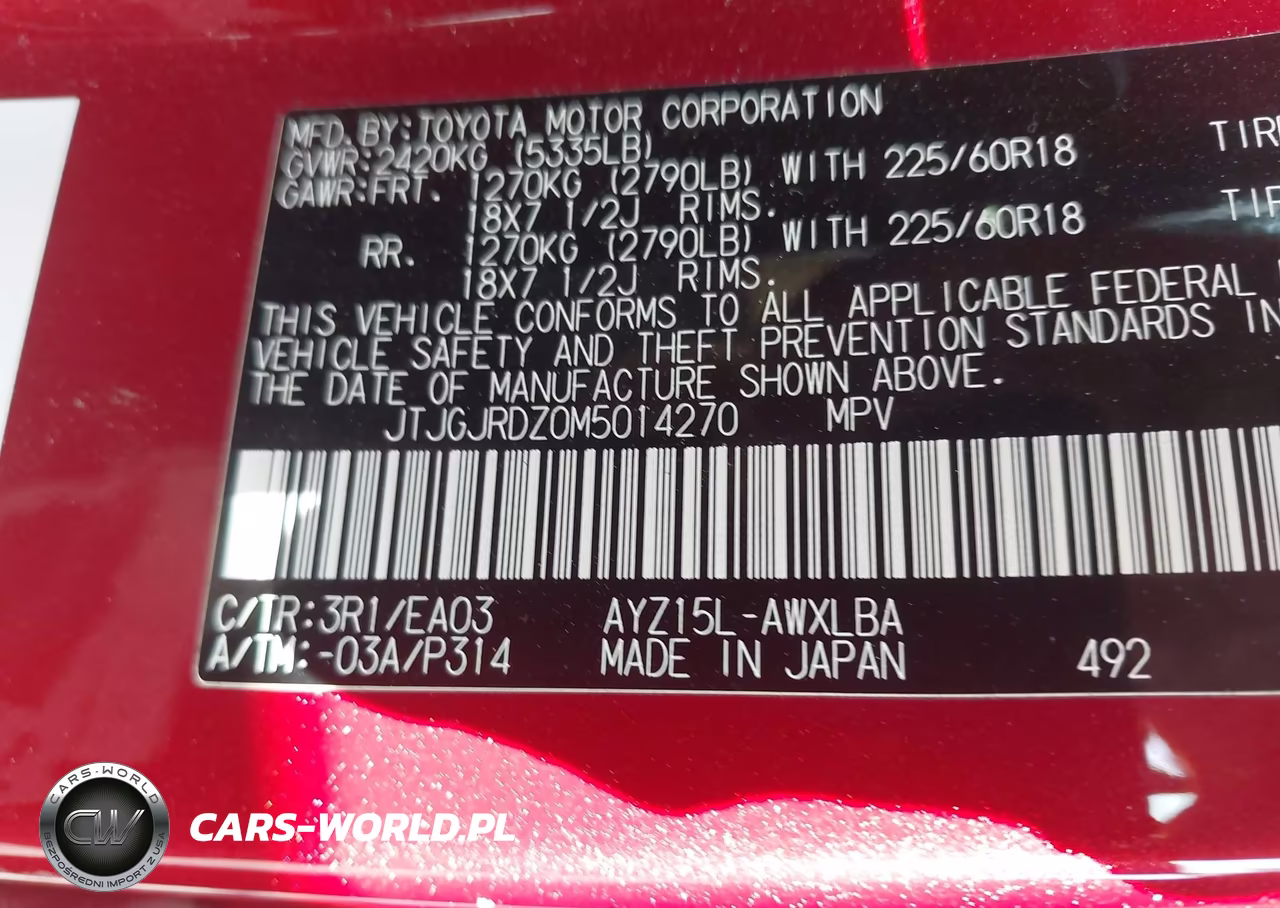 2021 Lexus Nx 300H VIN:JTJGJRDZ0M5014270 - 9