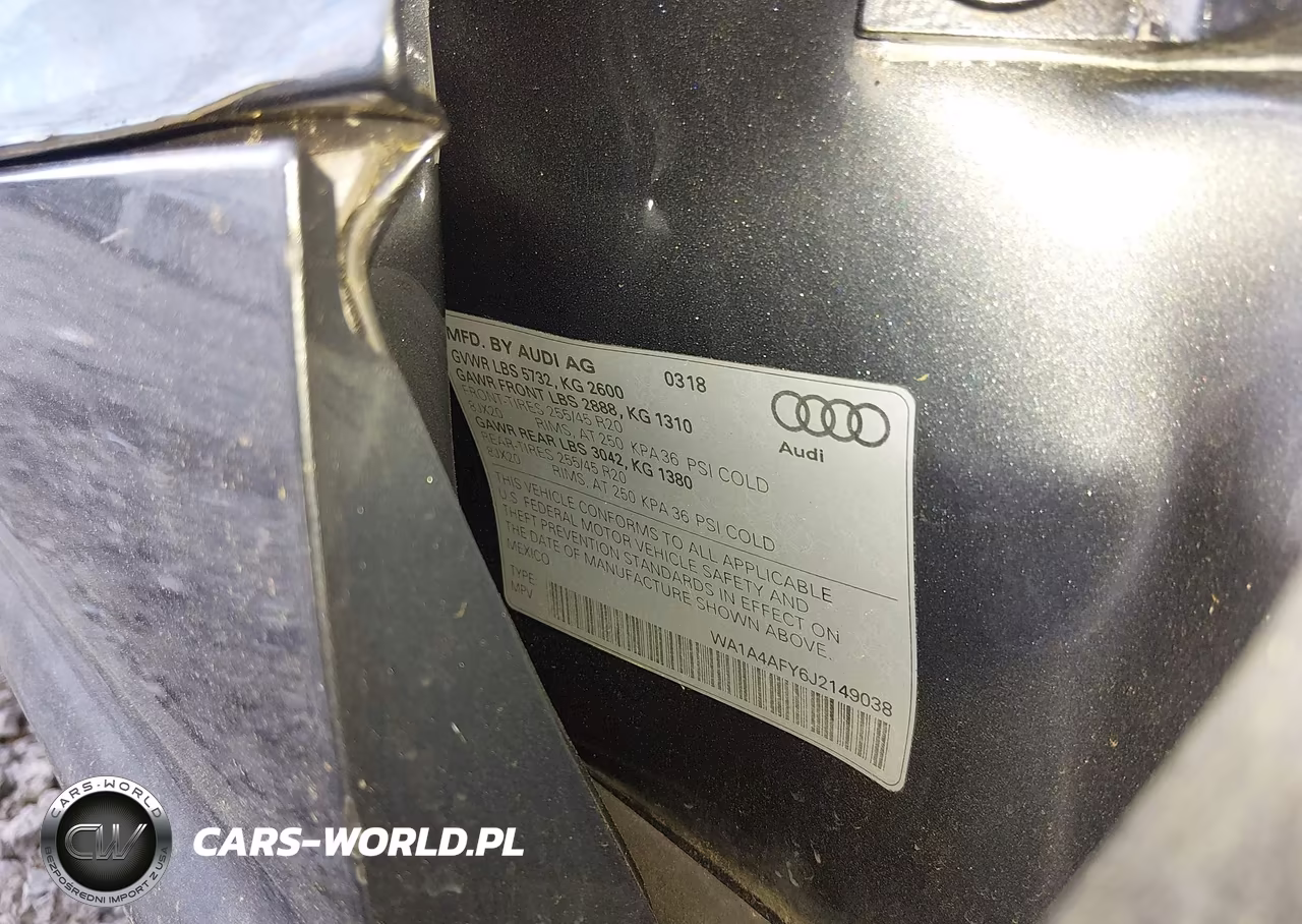 2018 Audi Sq5 3.0T Premium Plus VIN:WA1A4AFY6J2149038 - 9