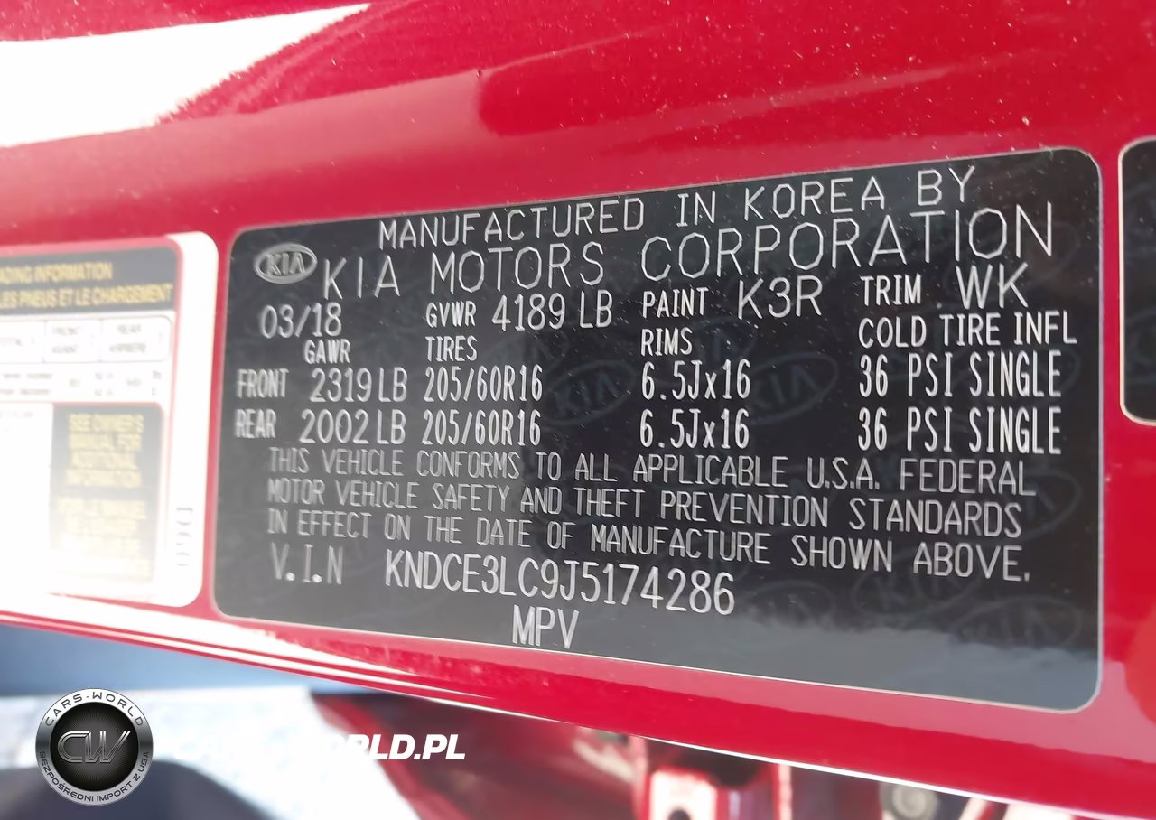 2018 Kia Niro Ex VIN:KNDCE3LC9J5174286 - 9