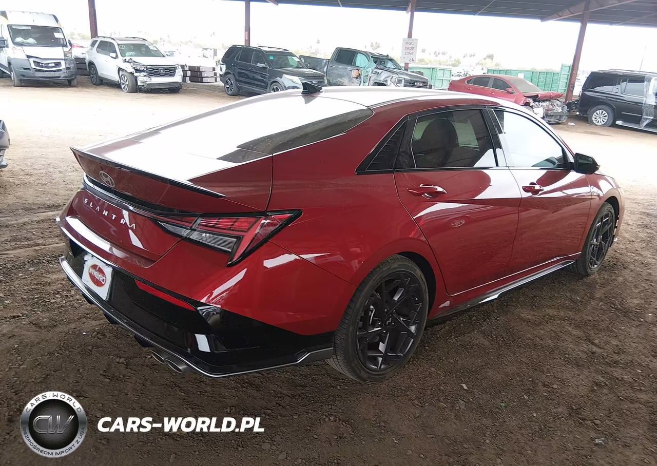 2025 Hyundai Elantra N Line VIN:KMHLR4DF5SU030613 - 4