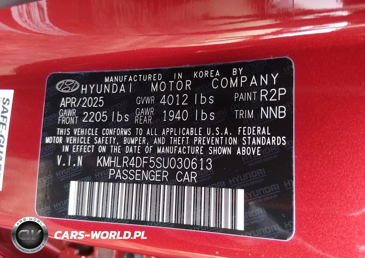 2025 Hyundai Elantra N Line VIN:KMHLR4DF5SU030613 - 9