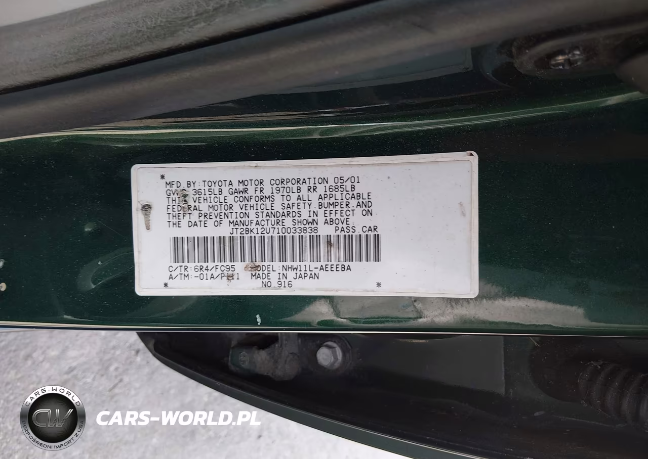 2001 Toyota Prius VIN:JT2BK12U710033838 - 9