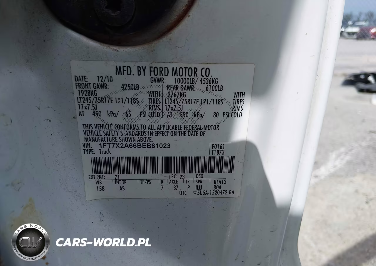 2011 Ford F-250 Xl VIN:1FT7X2A66BEB81023 - 9