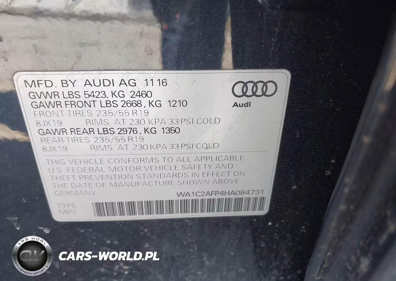2017 Audi Q5 2.0T Premium VIN:WA1C2AFP4HA084731 - 9