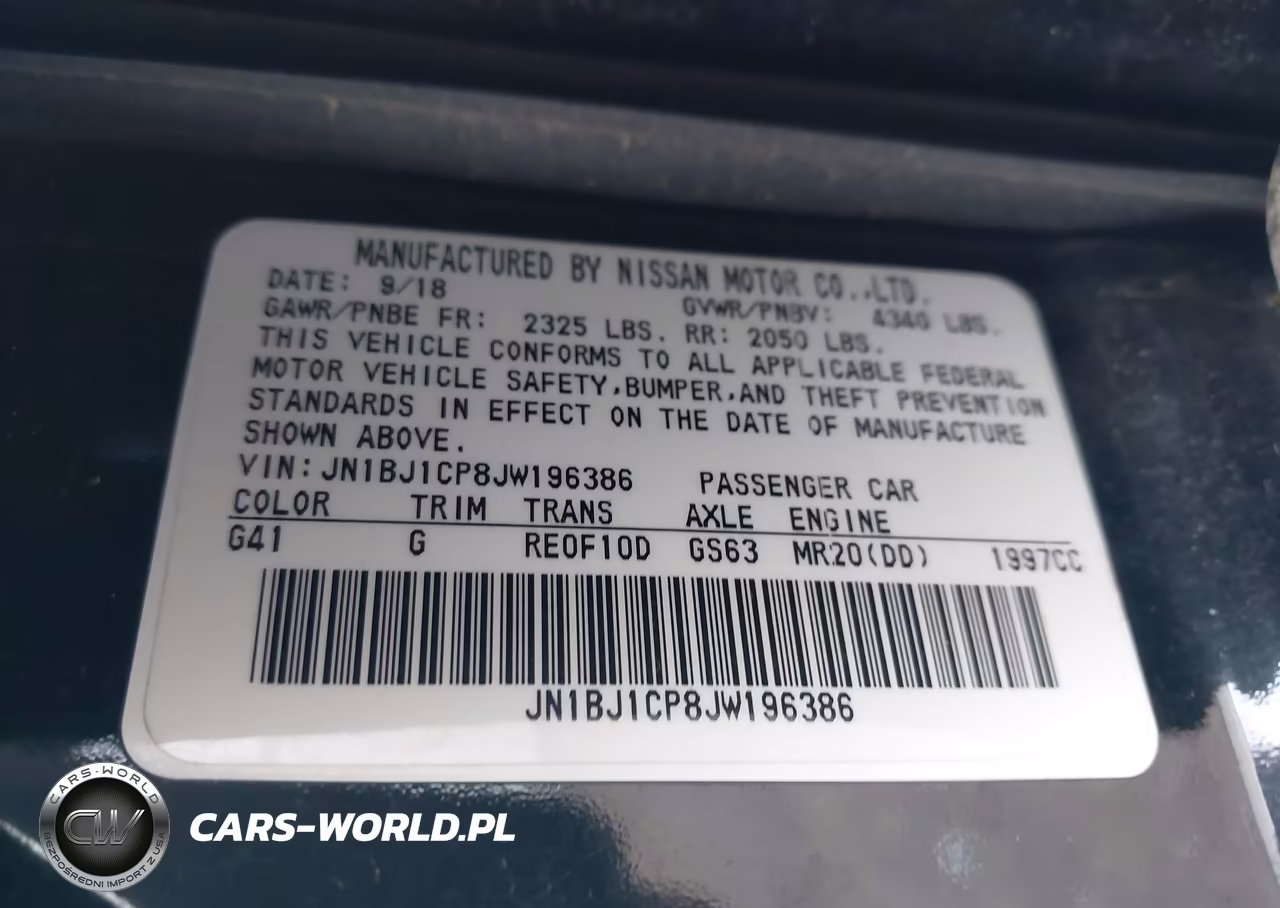 2018 Nissan Rogue Sport S VIN:JN1BJ1CP8JW196386 - 9