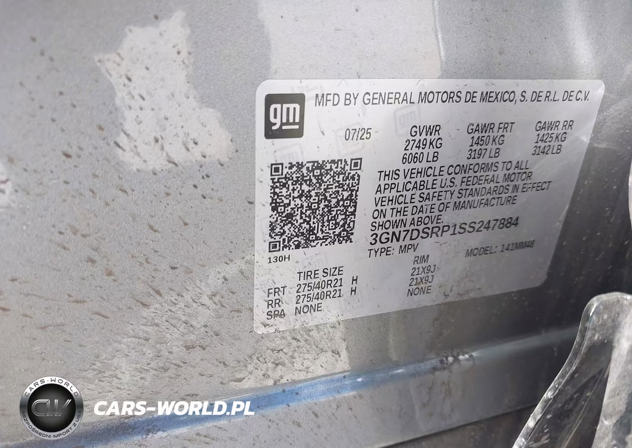 2025 Chevrolet Equinox Ev Rs VIN:3GN7DSRP1SS247884 - 9