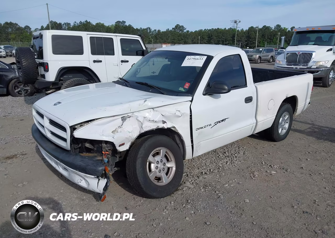 2001 Dodge Dakota Sport VIN:1B7FL26P01S296385 - 2