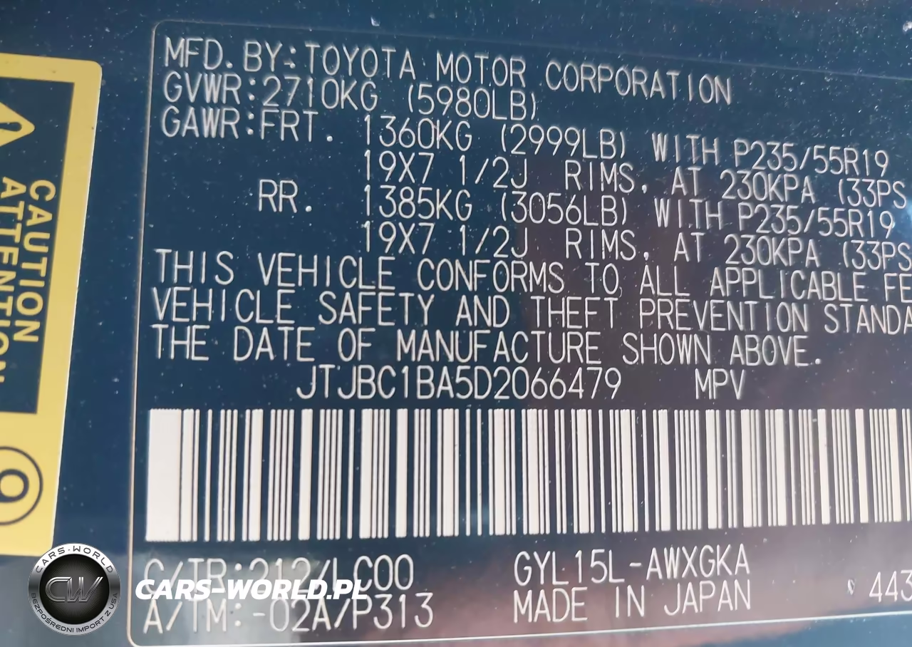 2013 Lexus Rx 450H VIN:JTJBC1BA5D2066479 - 9