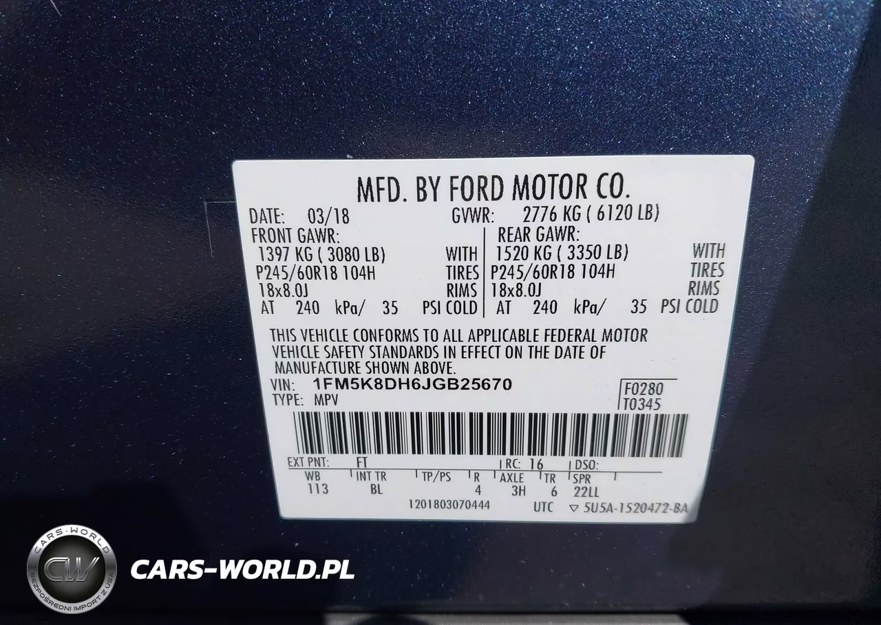 2018 Ford Explorer Xlt VIN:1FM5K8DH6JGB25670 - 9