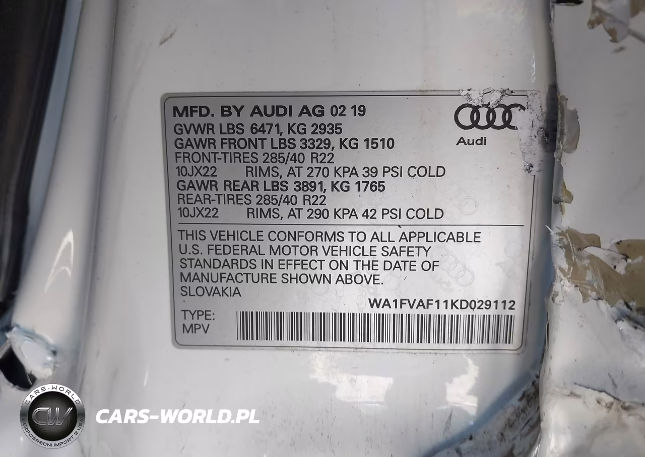 2019 Audi Q8 55 Premium VIN:WA1FVAF11KD029112 - 9