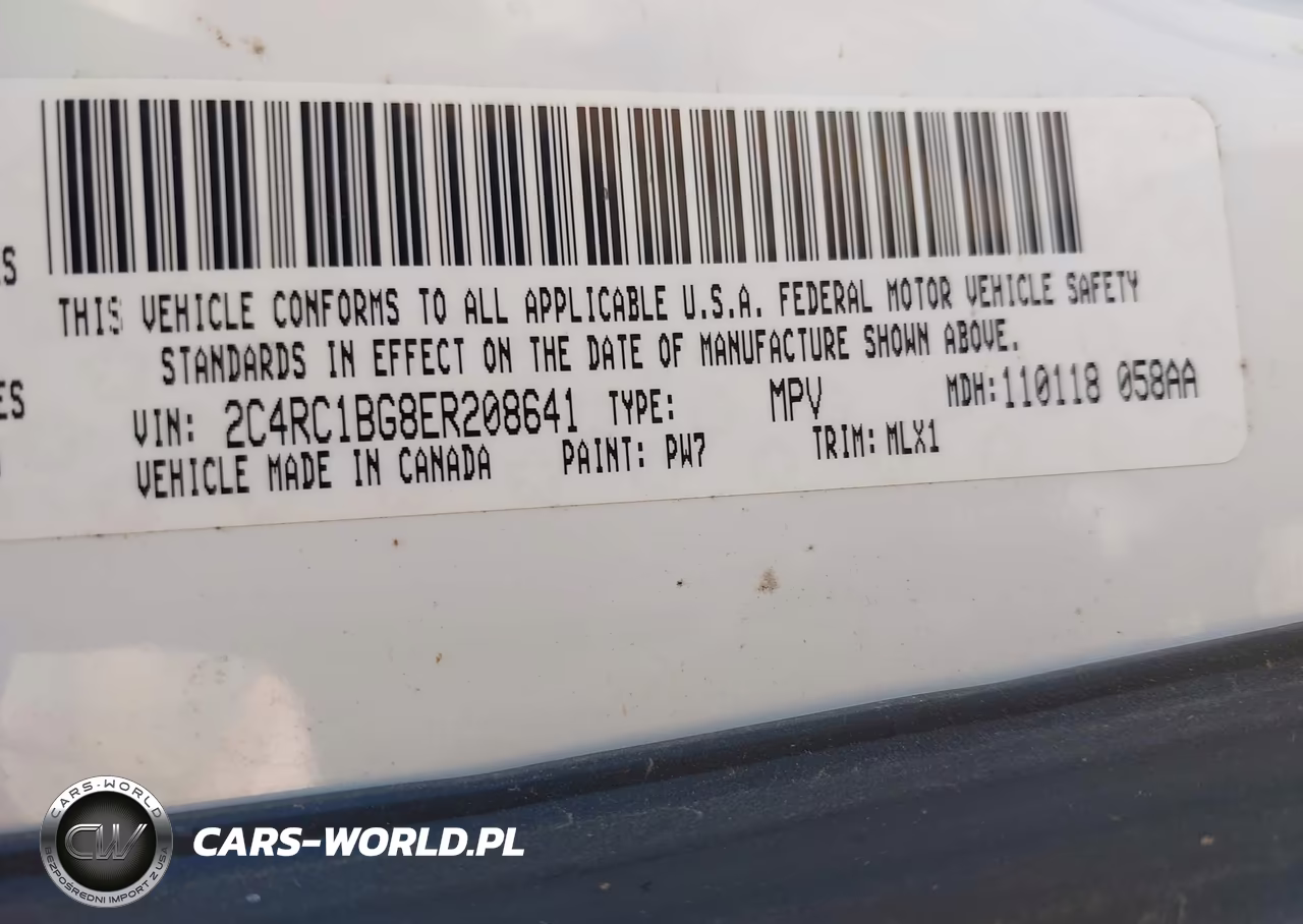 2014 Chrysler Town & Country Touring VIN:2C4RC1BG8ER208641 - 9