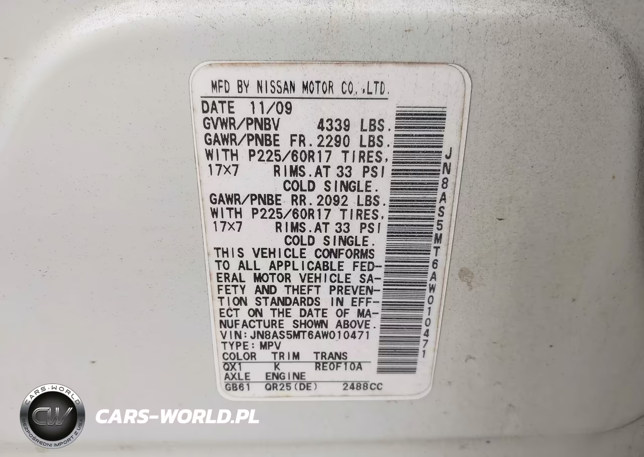 2010 Nissan Rogue Sl VIN:JN8AS5MT6AW010471 - 9