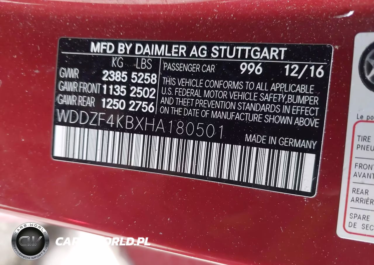 2017 Mercedes-Benz E 300 4Matic VIN:WDDZF4KBXHA180501 - 9