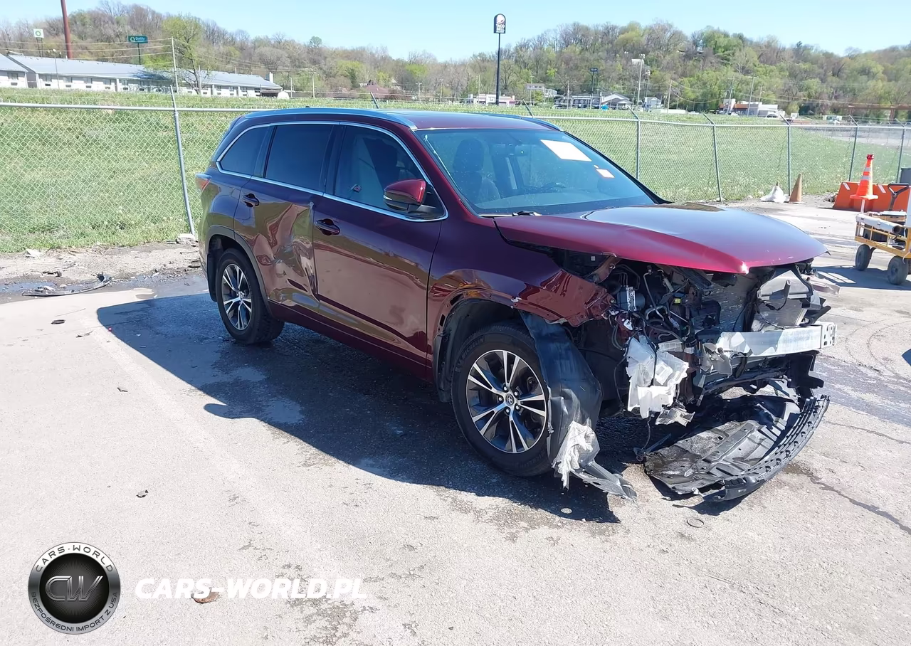 2016 Toyota Highlander Xle V6 VIN:5TDJKRFH1GS261791 - 1