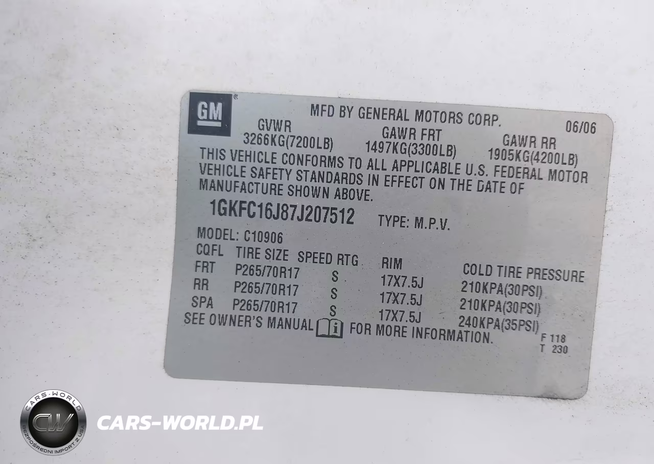 2007 GMC Yukon Xl 1500 Slt VIN:1GKFC16J87J207512 - 9