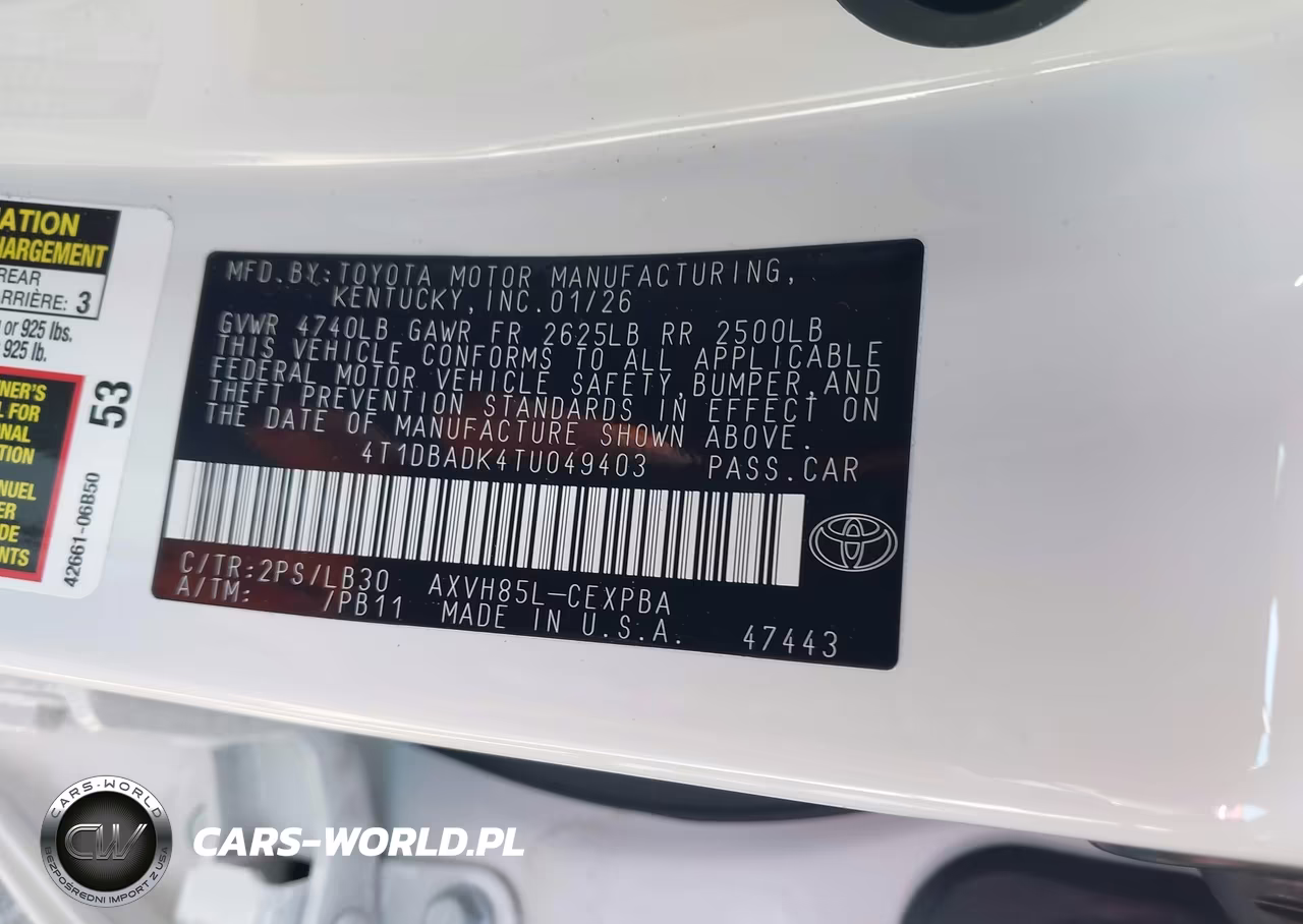 2026 Toyota Camry Xse VIN:4T1DBADK4TU049403 - 9