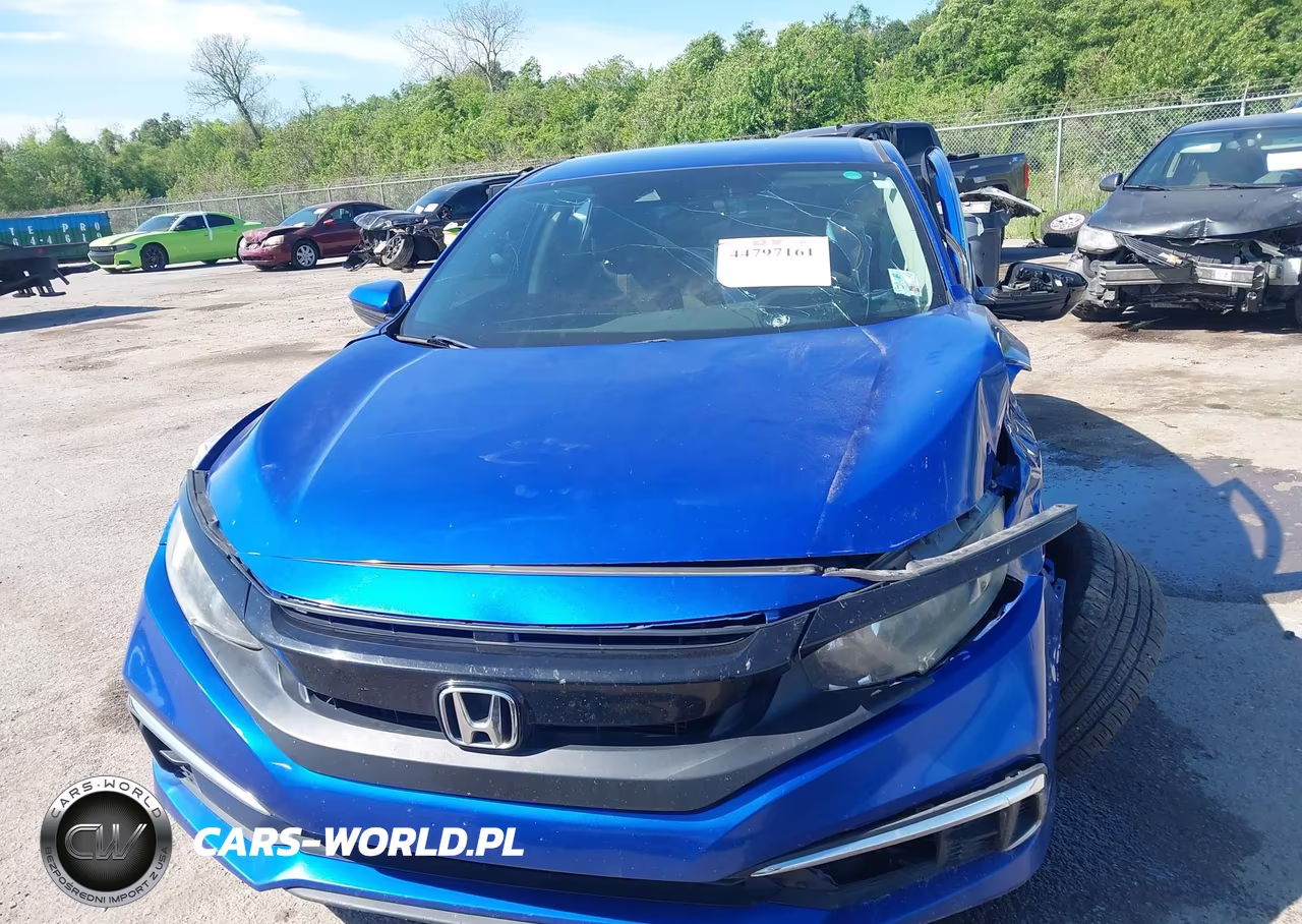 2019 Honda Civic Lx VIN:19XFC2F68KE034643 - 12