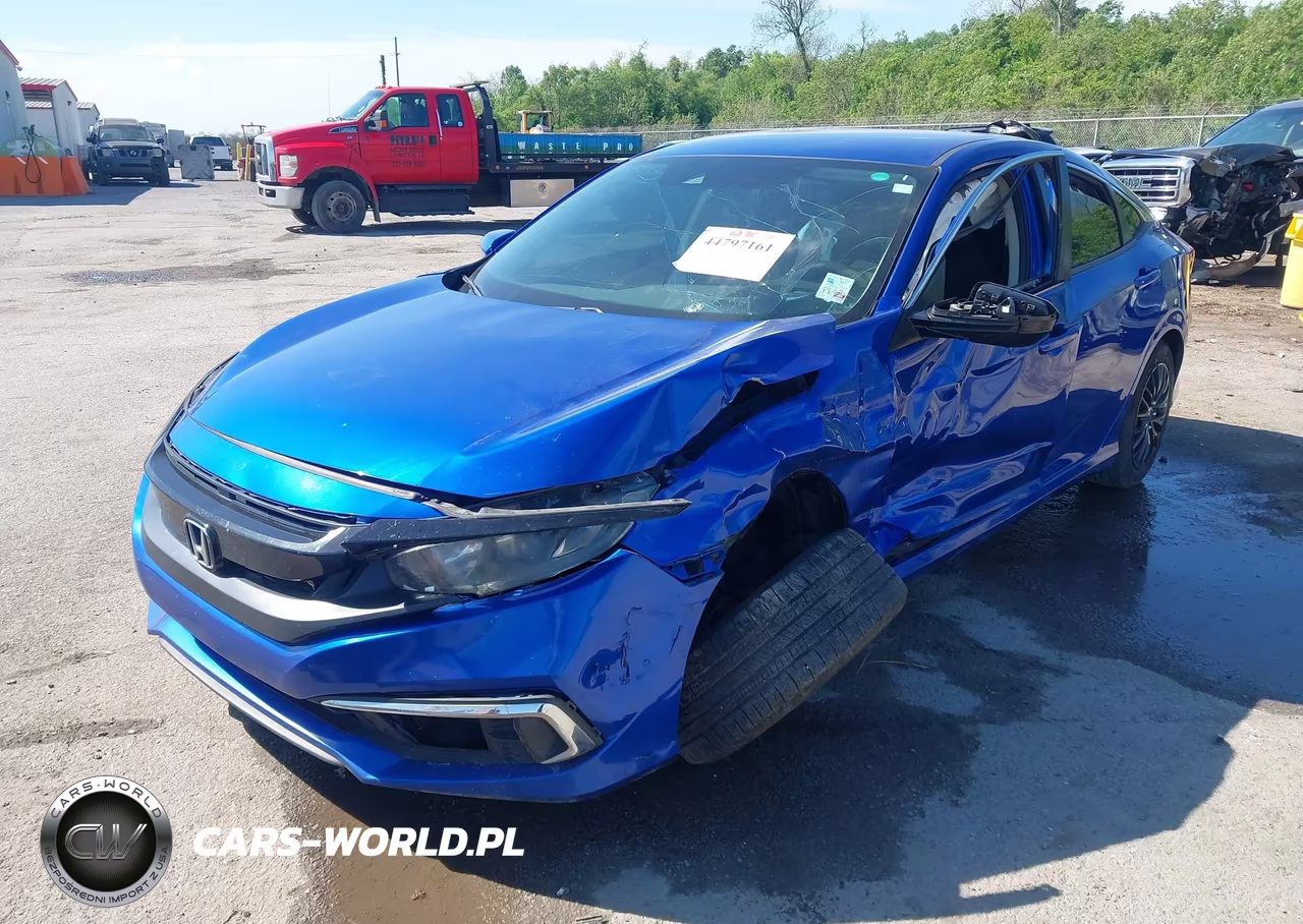 2019 Honda Civic Lx VIN:19XFC2F68KE034643 - 2