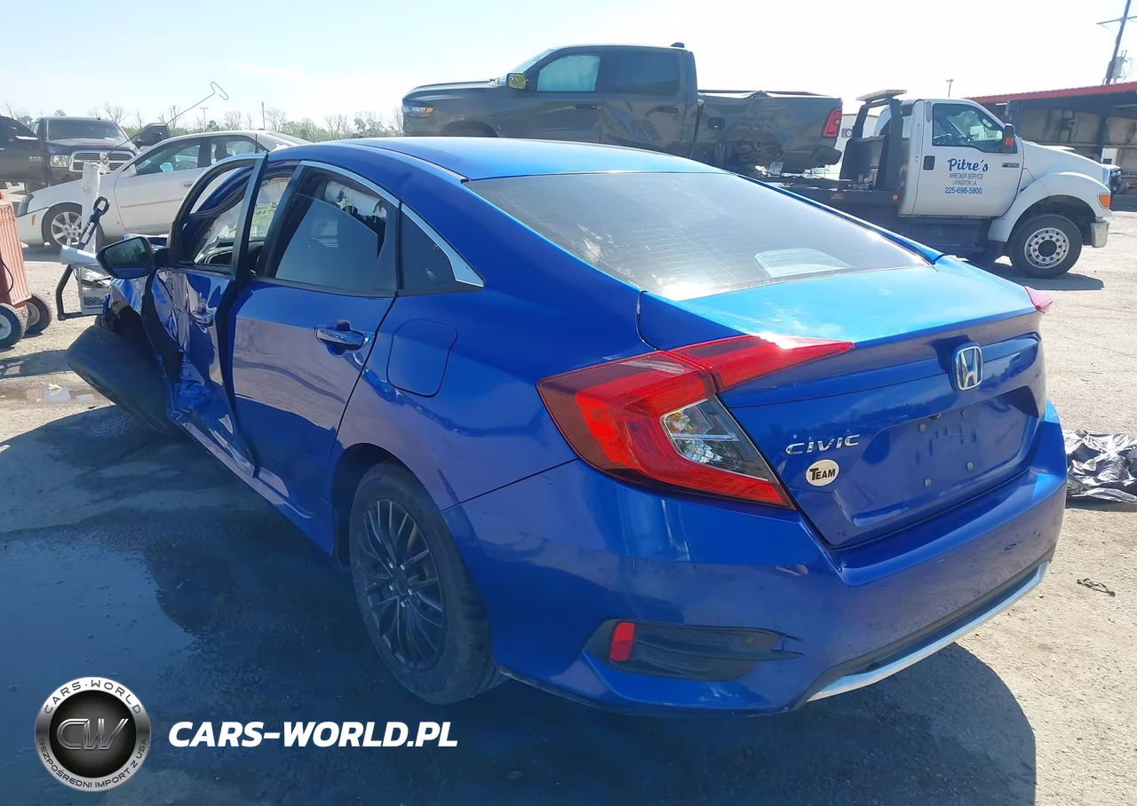 2019 Honda Civic Lx VIN:19XFC2F68KE034643 - 3