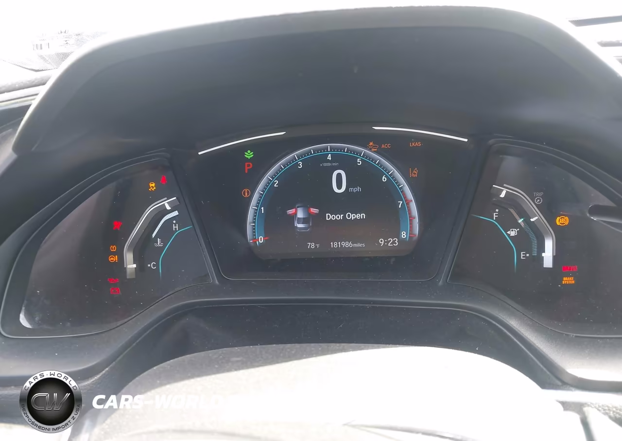 2019 Honda Civic Lx VIN:19XFC2F68KE034643 - 7