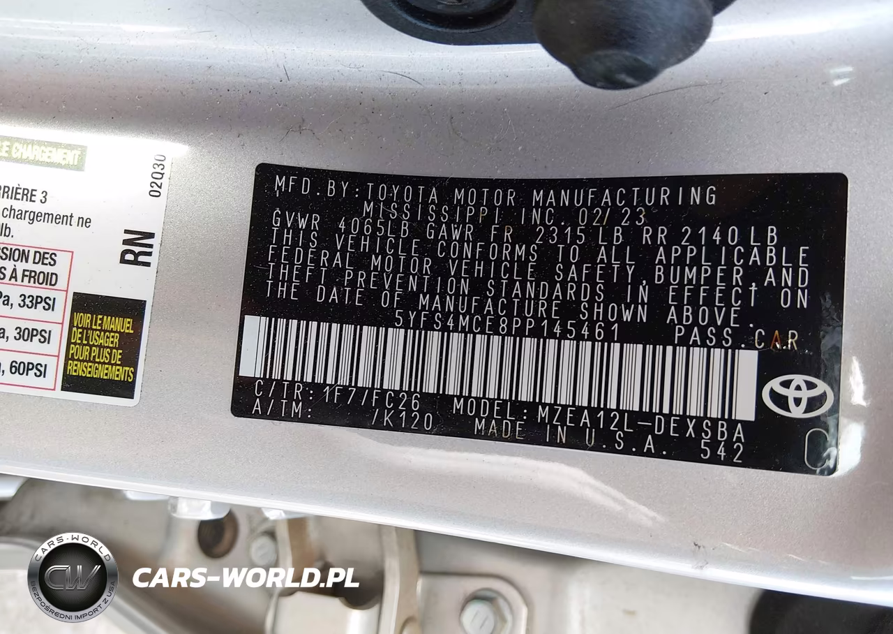 2023 Toyota Corolla Se VIN:5YFS4MCE8PP145461 - 9