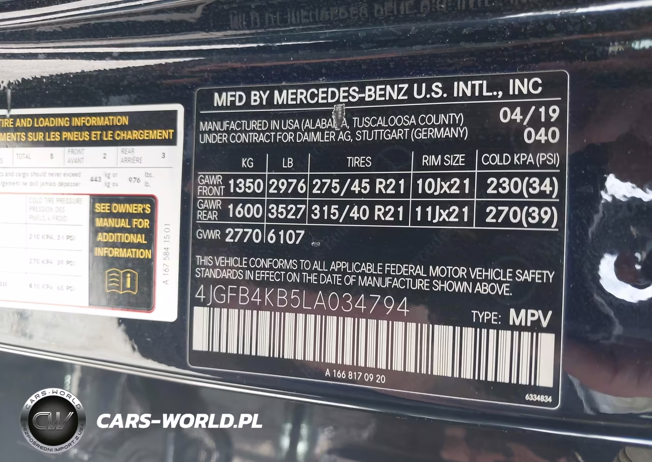 2020 Mercedes-Benz Gle 350 4Matic VIN:4JGFB4KB5LA034794 - 9