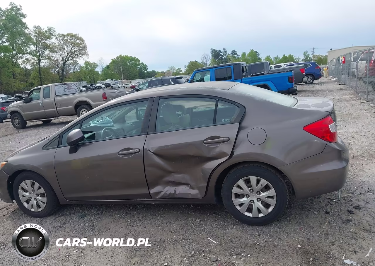 2012 Honda Civic Lx VIN:2HGFB2F59CH560605 - 14